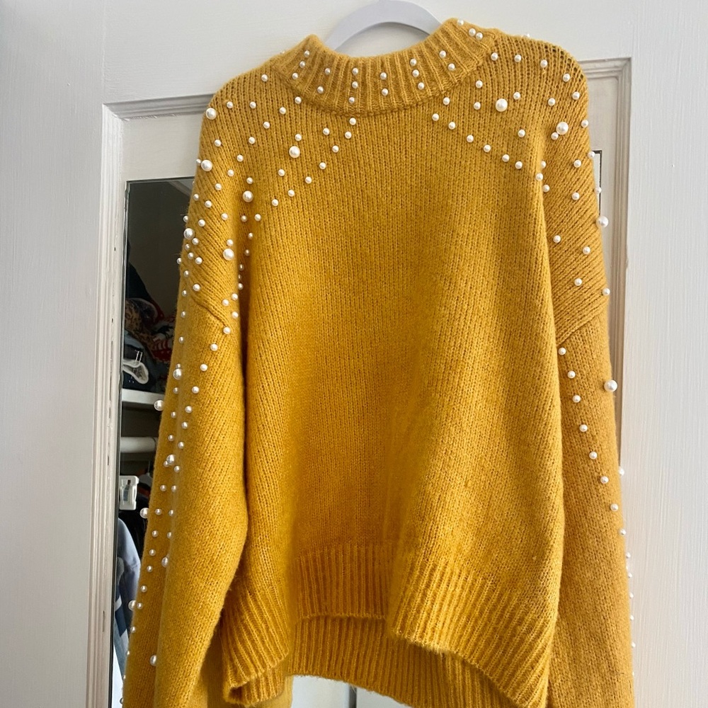 Later in Luster Pullover Sweater